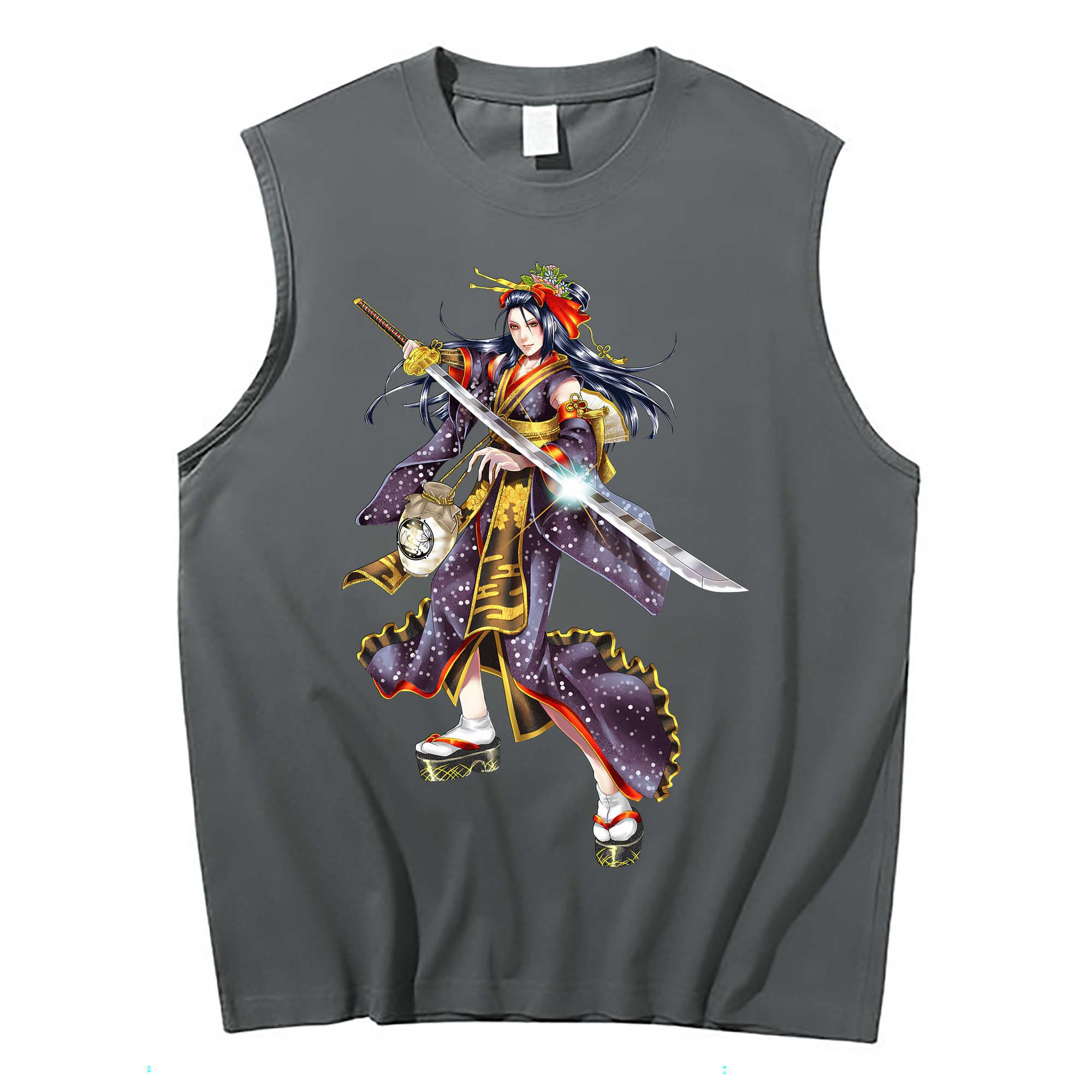 （画像用） 刀剣乱舞 Touken Ranbu コットン100％タンクトップ（フロントプリント）